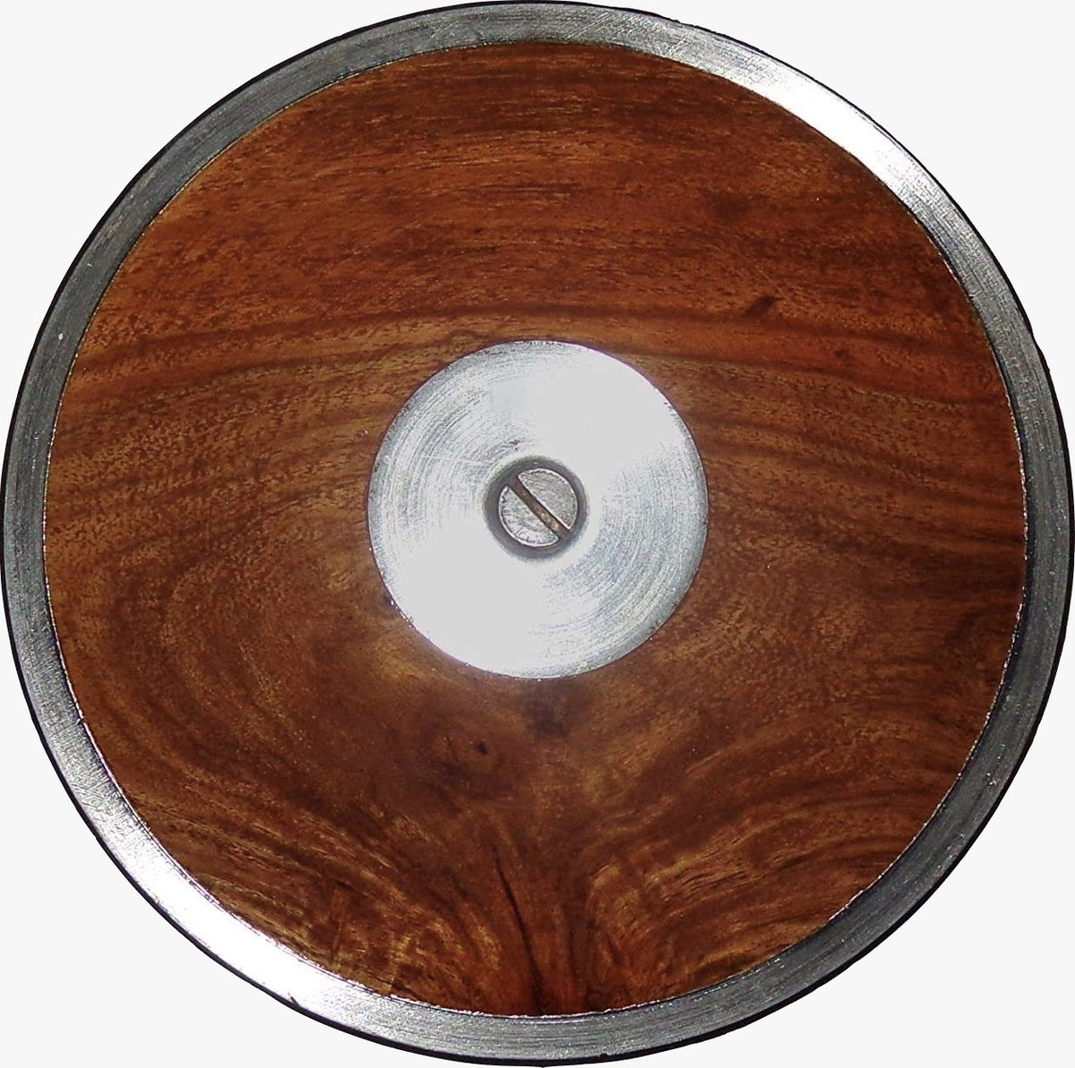 Wooden Discus With Steel Rim