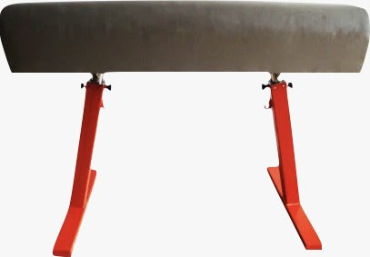 Vaulting Horse  With Adjustable Legs, Synthetic Leather