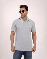 Zybe Grey Elite Polo