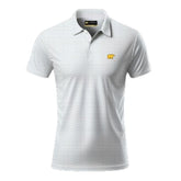 Jack Nicklaus Men's Printed Golf Polo T-Shirt - White/Blue