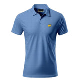 Jack Nicklaus Men's Printed Golf Polo T-Shirt - Hues Blue