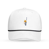 Jack Nicklaus Men’s Crouching Jack Tech Rope Adjustable Cap