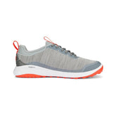 Puma Men’s Fusion Pro Spikeless MD Golf Shoes - Quarry/Silver/Red Blast