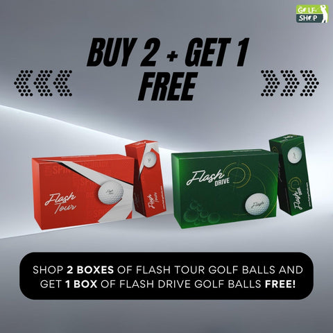 Flash Tour + Flash Drive Golf Balls Combo - Buy 2 Doz Flash Tour - Get 1 Doz Flash Drive Free