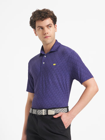 Premium Textured Polo Shirt – Modern Fit, Breathable Comfort