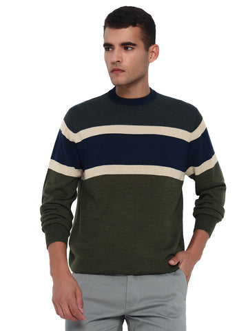 Jack Nicklaus Birdseye Stripe Sweater