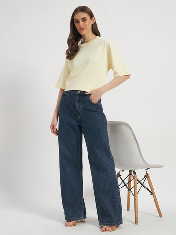 Oversized Essential T-Shirt For Women Ecru