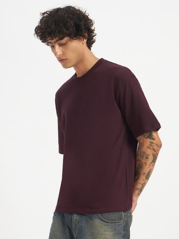 Oversized Essential T-Shirt For Men Dusty Purple