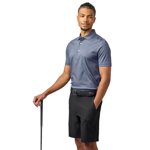 Glenmuir Men's Alyth Golf Polo - Light Grey/Navy