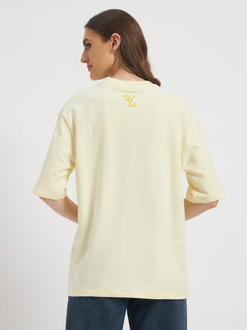 Oversized Essential T-Shirt For Women Ecru