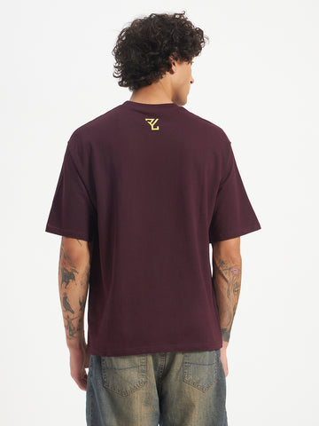 Oversized Essential T-Shirt For Men Dusty Purple