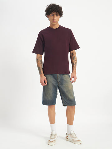 Oversized Essential T-Shirt For Men Dusty Purple