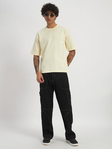 Oversized Essential T-Shirt For Men Ecru