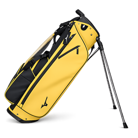 Mizuno BR-DX Golf Stand Bag – Yellow/Black | Lightweight Premium Carry Bag with Dual Strap