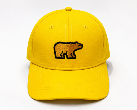 Jack Nicklaus Yellow Bear Embroidered Adjustable Golf Cap