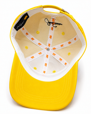 Jack Nicklaus Yellow Bear Embroidered Adjustable Golf Cap