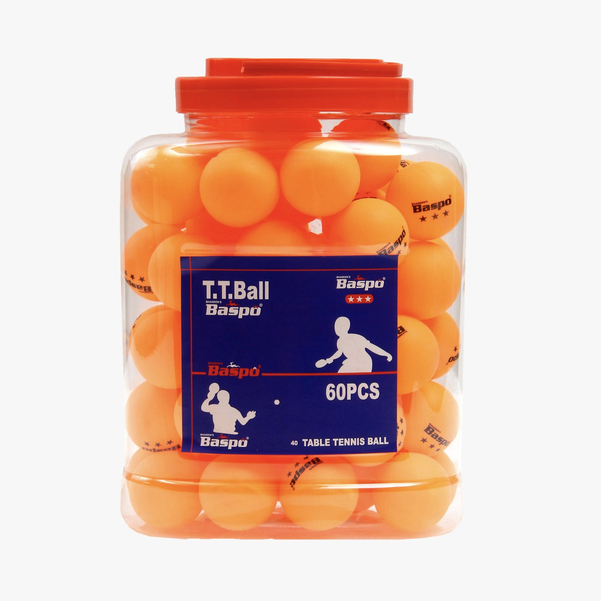 Baspo Tennis Table Ball - 60pcs