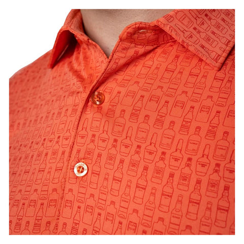 Glenmuir Men's Glen Golf Polo - Apricot