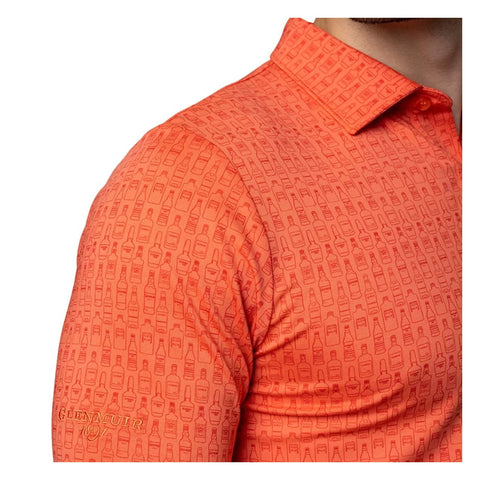 Glenmuir Men's Glen Golf Polo - Apricot