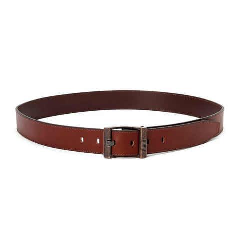Puma Men’s Classic Leather Belt - Chocolate Brown