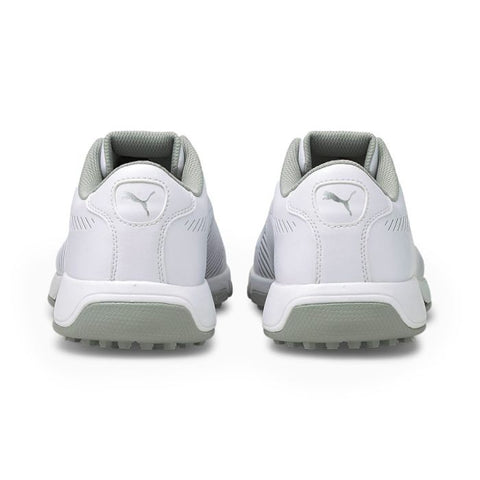 Puma Men’s Drive Fusion Tech MD Spiked Golf Shoes - White/Black
