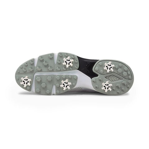 Puma Men’s Drive Fusion Tech MD Spiked Golf Shoes - White/Black