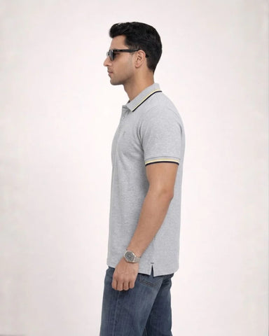 Zybe Grey Elite Polo