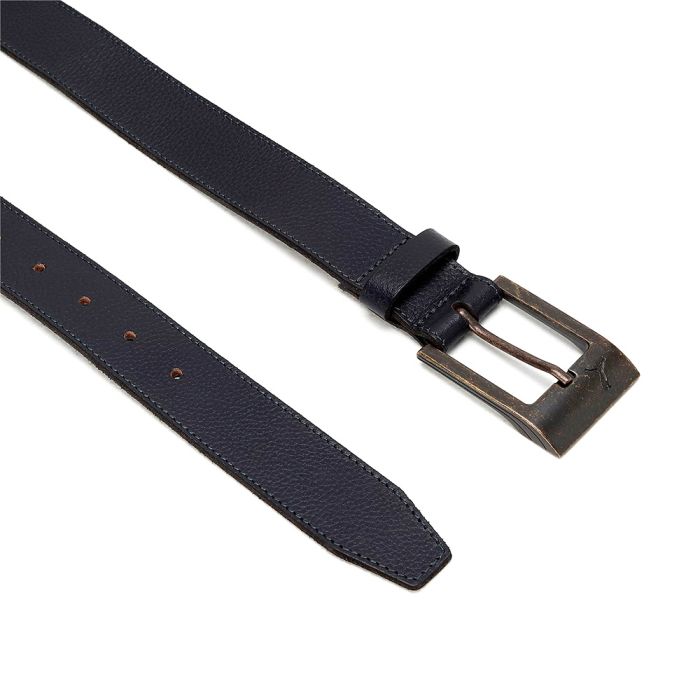 Puma Men’s Stylised Leather Belt - Navy