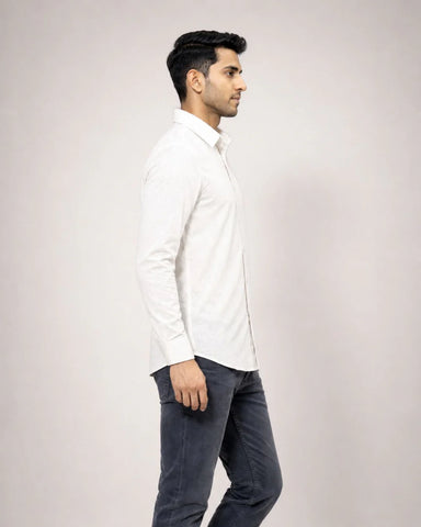 ZYBE Ivory Linen Shirt
